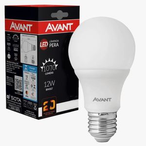 Lampada Led Pera In 12W  Bivolt  Avant