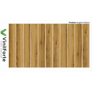 Piso Vinílico Angelim Relevo Hd 19X123mm Cx4,72m² Vinilfort
