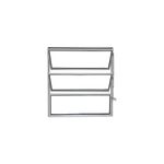 Basculante-50X50Cm-3-folhas-Branco-Vidro-Liso-Quality