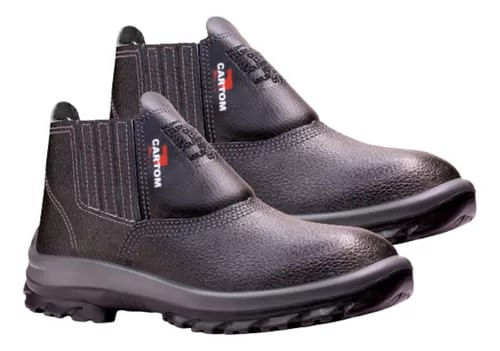 Bota-de-Couro-Elastico-Com-Bico-de-Aco-N-45-Cartom