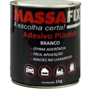 Adesivo Plástico Branco MassaFix 1kg Royal Fix