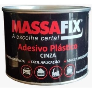 Adesivo Plástico Cinza MassaFix 500Gr Royal Fix