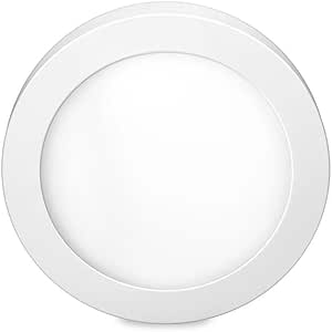 Painel Led Sobrepor Redondo 12W 3000K Elgin