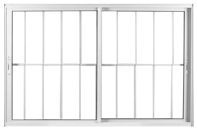 Janela-de-Correr-Com-Grade-Vidro-Liso-1-20x1-00m-2-Folhas-Branco-Quality