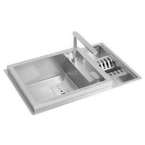 Cuba de Cozinha Com Monocomando e Calha Organizadora Deca