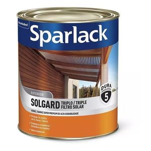Verniz Acetinado Triplo Filtro Solgard Natural 0,9 Litros Sparlack