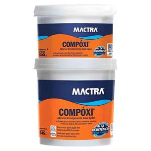 Impermeabilizante Adesivo Estrutural Mactra Compóxi 1kg Coral