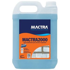Aditivo Impermeabilizante 5L Concreto e Argamassa 2000 Mactra Coral