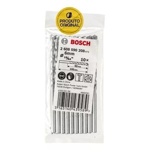 Jogo de Broca Para Concreto 6x100mm 10Un Bosch