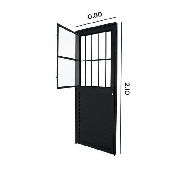 Porta-Postigo-Vidro-Liso-Lado-Esquerdo-0-80x2-10m-Preto-Quality