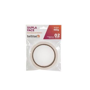 Fita Dupla Face 12mm Rolo Com 2 Metros Bellitas