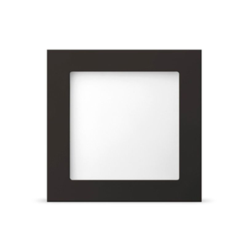 Painel-Led-Embutir-Quadrada-Preta-12W-3000K-Elgin