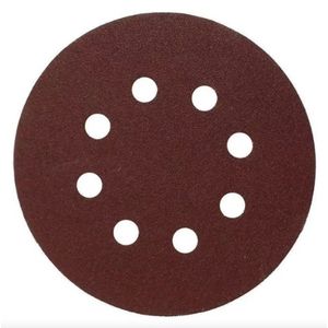 Disco de Lixa Aderente Com Furo 125mm Grão 80 Fertak