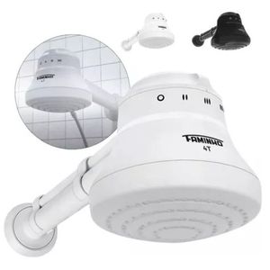 Ducha Faminho 4 Temperaturas Com Cano 30cm Branco 127V 4400W Fame