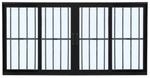 Janela-de-Correr-Com-Grade-4-Folhas-1-50x1-00m-Vidro-Liso-Preto-Quality