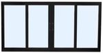 Janela-de-Correr-4-Folhas-1-50x1-00m-Vidro-Liso-Preto-Quality