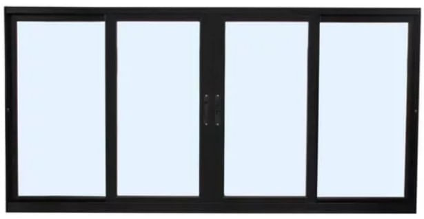 Janela-de-Correr-4-Folhas-1-50x1-00m-Vidro-Liso-Preto-Quality