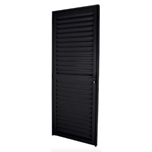 Porta Veneziana Lado Esquerdo Preta 0,70x2,10m Quality