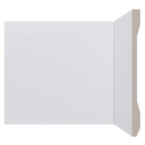 Rodapé Poliestireno Branco Lev-151 1,50CmX2,40m Santa Luzia