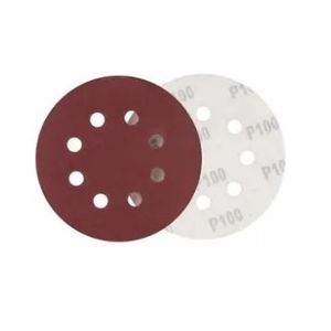 Disco Lixa Aderente Com Furo 125mm G-100 Fertak