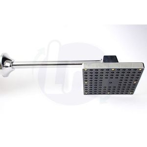Ducha Articulada 20' Cromada Quadrada 6 Polegadas Lumar