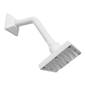 Ducha Articulado 20" Branco Quadrada Com Cano Inclinado 4 Polegadas Lumar