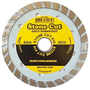Disco Diamantado Turbo SC-610 110x20x8mm Profissional Stone Cut