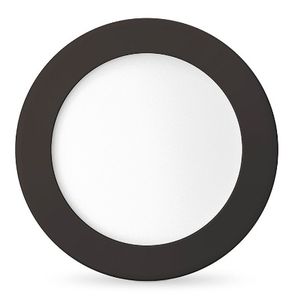 Painel de Led Embutir Redonda Preta 18W 6500K Elgin