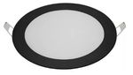 Painel-de-Led-Embutir-Redonda-Preta-12W-3000K-Elgin