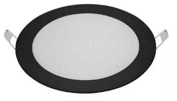 Painel-de-Led-Embutir-Redonda-Preta-12W-6500K-Elgin