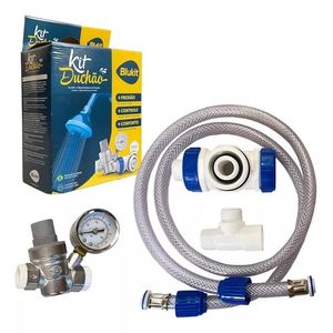 Kit Válvula Redutora de Pressão Com Duchão Blukit