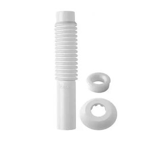 Tubo de Ligação Ajustável Branco Para Vaso Santário DN38X26CM Bluikit