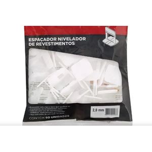 Espaçador Nivelador largo 2,0mm Com 50 Peças Gozilla