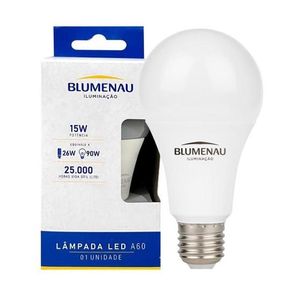 Lâmpada de Led A60 E27 15w Blumenau
