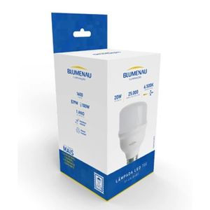 Lâmpada de Led T60 E27 20w 6500k Blumenau