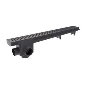 Ralo Linear Com Grelha Vazada 50Cm Cinza Astra