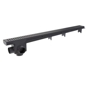 Ralo Linear Com Grelha Vazada 70Cm Cinza Astra