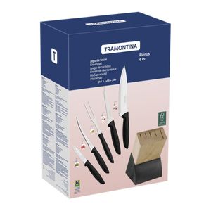 Jogo de Facas Inox Plenus 6 Peças Tramontina