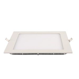 Painel Luminária de Embutir Led Slim Quadrado 4100K 12W Bivolt  Branco Blumenau