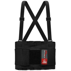 Cinta Ergométrica em Lycra Preta M Steelflex