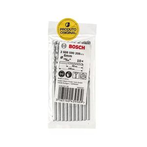 Jogo de Brocas Para Concreto 6X100mm 10Un Bosch