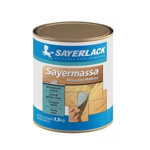 Massa Para Madeira Branca 1,5Kg Sayerlack