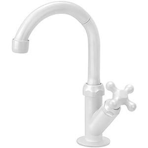 Torneira Para Lavatório Bica Móvel C33 ABS Eco Line Branca 1/2 Forusi