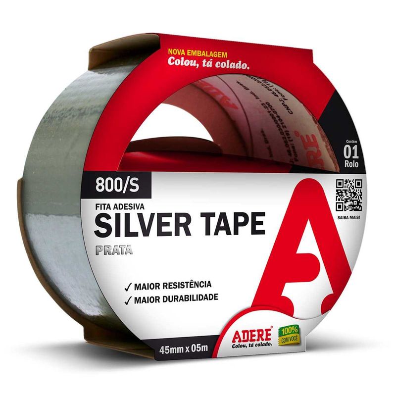 Fita-Silver-Tape-45mmx5m-Cinza-Adere