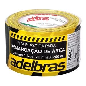 Fita Zebrada 70mmx200m Adelbras