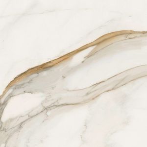 Piso Cerâmico 54X54Cm Marmo D'Oro Brilhante Cx2,60m² Rox