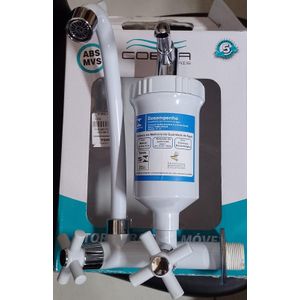 Torneira Abs Filtro Parede C-31 Mvs Plástico Branca Cobra Metais