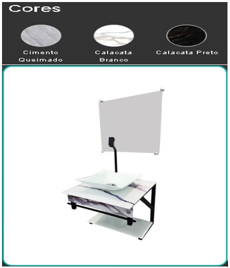 Gabinete-Vidro-Reto-Orlando-Sliin-S50CQ-PPQ-T-Calacata-Preto-Vmex