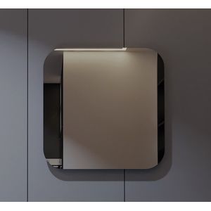 Espelhiera Polida Quadrada Ferrara 60x60Cm Vmex