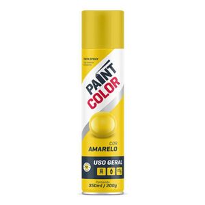 Tinta Spray Uso Geral Amarelo Paintcolor
